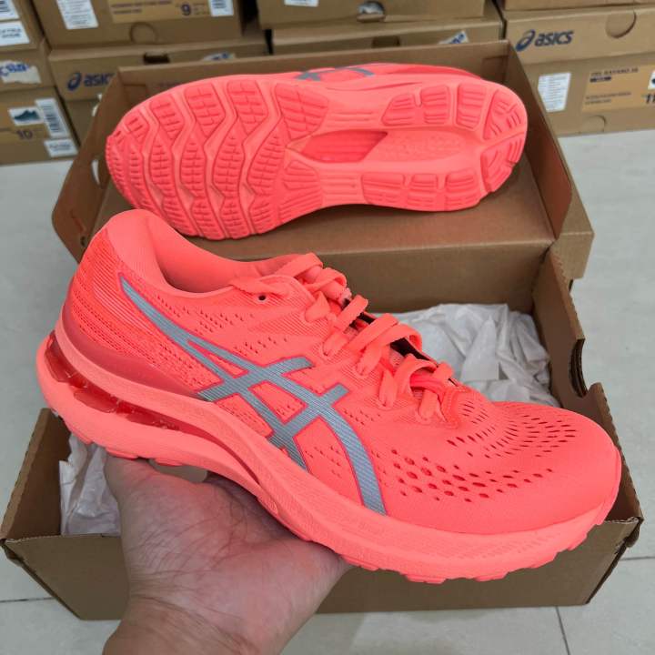 รองเท้าวิ่งหญิง-asics-gel-kayano-28-lite-show-สีส้ม-1012b187-700-ของแท้-จาก-shop