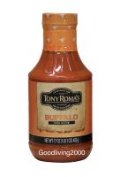 (Free shipping) Tony Romas Buffalo Wing Sauce 482g ซอสสำหรับหมักเนื้อสัตว์ โดยเฉพาะส่วนปีก ตรา โทนี่ โรม่าส์  482กรัม