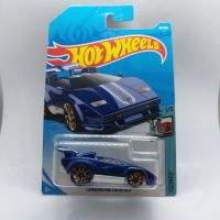 รถเหล็ก Hotwheels LAMBORGHINI COUNTACH สีน้ำเงิน (LZ06)