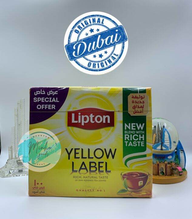 Lipton Yellow Label 100 Tea Bags Original from Dubai | Lazada PH