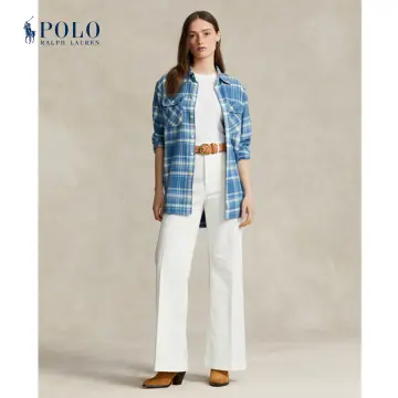 Ralph lauren women's plaid on sale pants