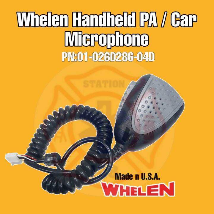 Whelen Handheld PA Microphone PN: 01-026D286-04D | Lazada PH