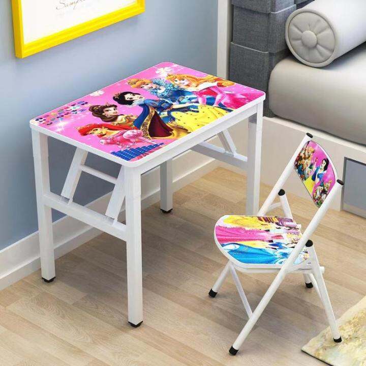 Folding Table Study Table Children's Writing Desk Student Desk Set