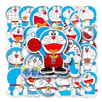 Waterproof Sticker‪(⸝⸝› з ‹⸝⸝)‬♡   โดราเอม่อน Doraemon   สติกเกอร์ไดคัท ??? กันน้ำ  50 PCS   ติดรถ เคส โน๊ตบุ๊ค กระเป๋า กีตาร์ ตู้เย็น สเก็ตบอร์ด แก้วเยติ