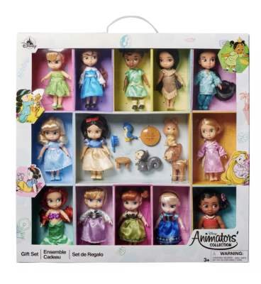 นำเข้า ShopDisney🇺🇸 ชุดของขวัญตุ๊กตามินิคอลเลกชั่น Disney Animators Collection Mini Doll Gift Set – 5 ราคา 4,590 บาท