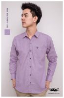 เสื้อเชิตชาย by TAWADA T017 (ม่วงท็อปดราย์)