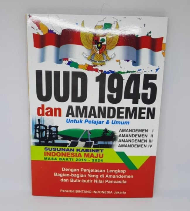 BUKU UNDANG UNDANG DASAR 1945 DAN AMANDEMEN UKURAN A5 - BUKU UUD 1945 ...