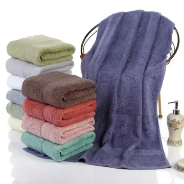 80*180/100*200cm White Large Bath Towel Thick Cotton Shower Towels