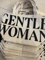 ENTLE WOMAN   ⚪️⚫️  Canvas  Tote Bag ?รุ่นยอดฮิตขายดีซิกเนเจอร์