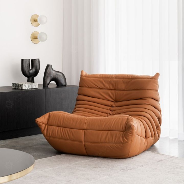 Nordic Caterpillar Lazy Togo Sofa Single Balcony Lounge Chair Designer ...