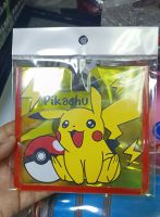 กรอบป้ายภาษี กรอบป้ายอะคริลิค ลายPikachu  กรอบป้ายติดภาษีรถยนต์แบบใส  ป้ายกรมทางหลวง บัตรอีซีพาสทางด่วน ติดตั้งง่ายสะดวก