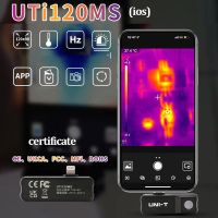 UNI-T UTi120MS โทรศัพท์มือถืออินฟราเรดThermal Imagerเครื่องวัดอุณหภูมิอุตสาหกรรมการตรวจสอบกล้องความร้อนสำหรับType-C2แบบ