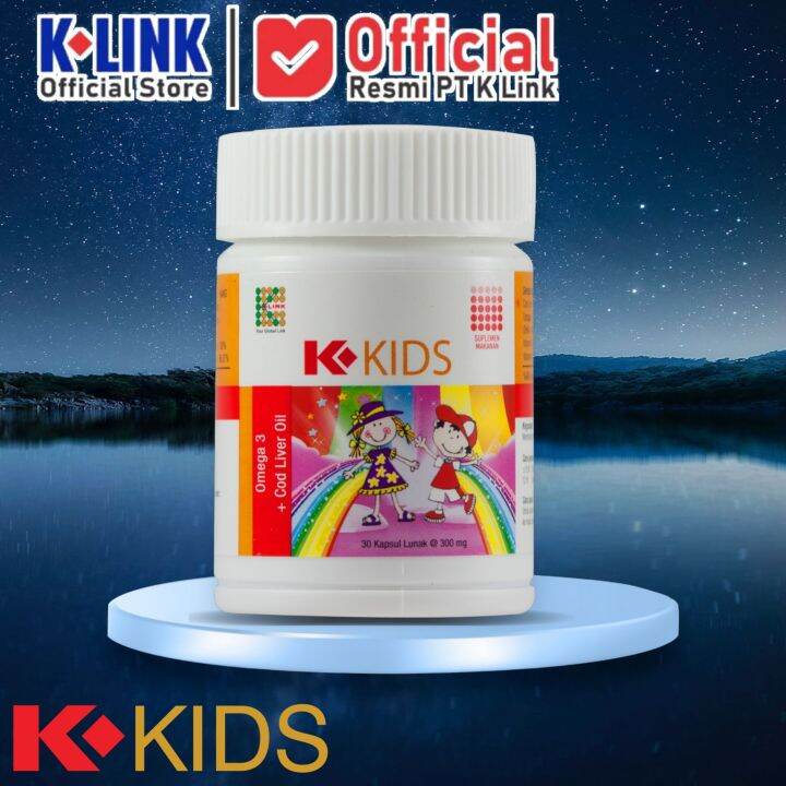 OMEGA KIDS K-OMEGA 3 ANAK ORIGINAL K-KIDS K-LINK 30 KAPSUL | Lazada ...