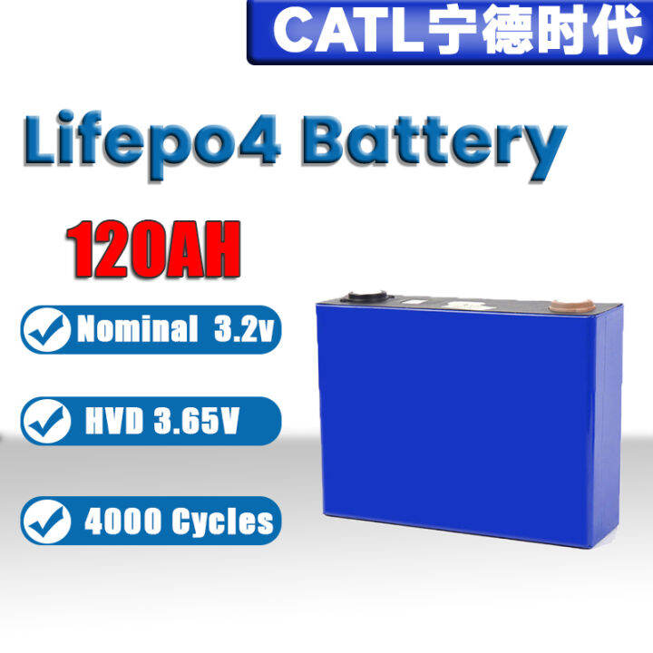 【Brand New】CATL Lifepo4 Battery 120AH 3.2V Solar Lithium Ion Battery