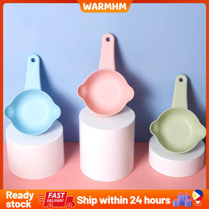 Portable Pet Dog Cat Food Scoop Cat And Dog Dry Food Spoon Shovel Lemon