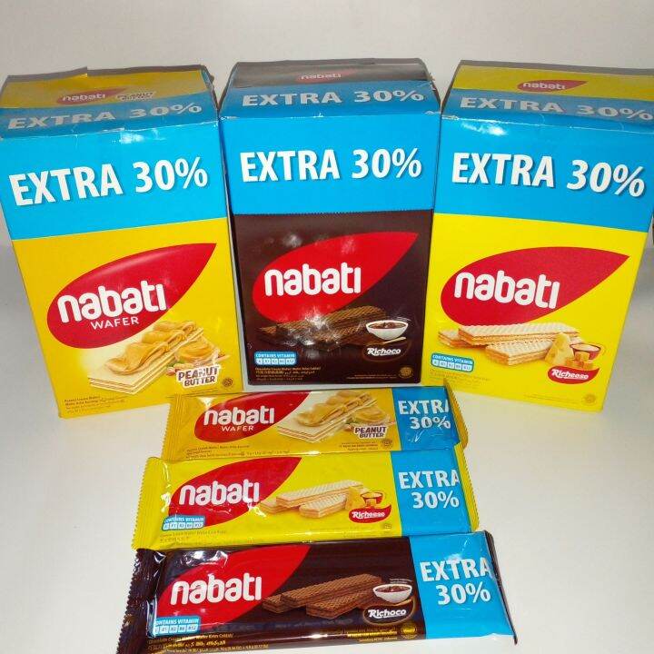 Nabati 16g Richeese Cheese Wafer / Peanut Butter Wafer [EXTRA 30 % ...