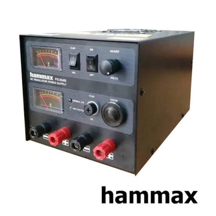 hammax-ps-304lll-dc-regulator-power-supply-12-13-8v-30a-หม้อแปลงไฟ-คุณภาพเยี่ยม