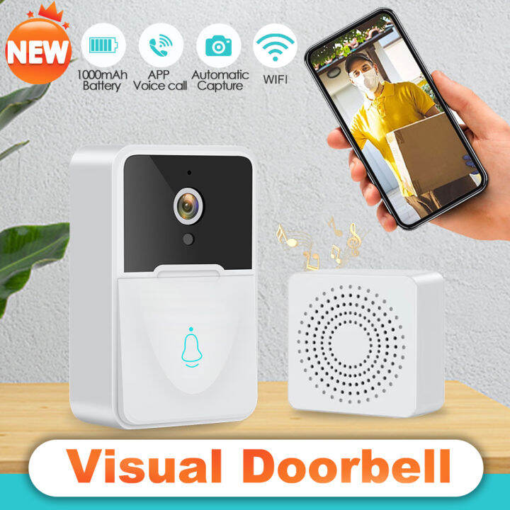 Smart Visual Wireless Doorbell Remote Home Monitoring Video HD
