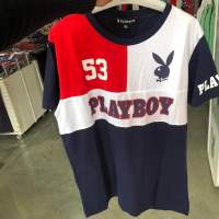 Playboy เสื้อยืดคอกลม