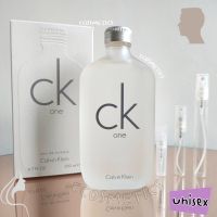 น้ำหอมแท้แบ่งขาย CK One edt สีขาว กลิ่น Unisex