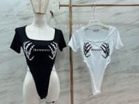 Y2K Bodysuit บอดี้สูท ซีทรู see through แฟชั่น เสื้อยืด ผ้ายืด fashion sexy