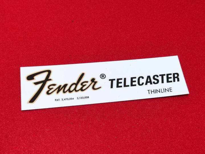 FENDER TELECASTER THINLINE WATERSLIDE GUITAR DECAL | Lazada PH