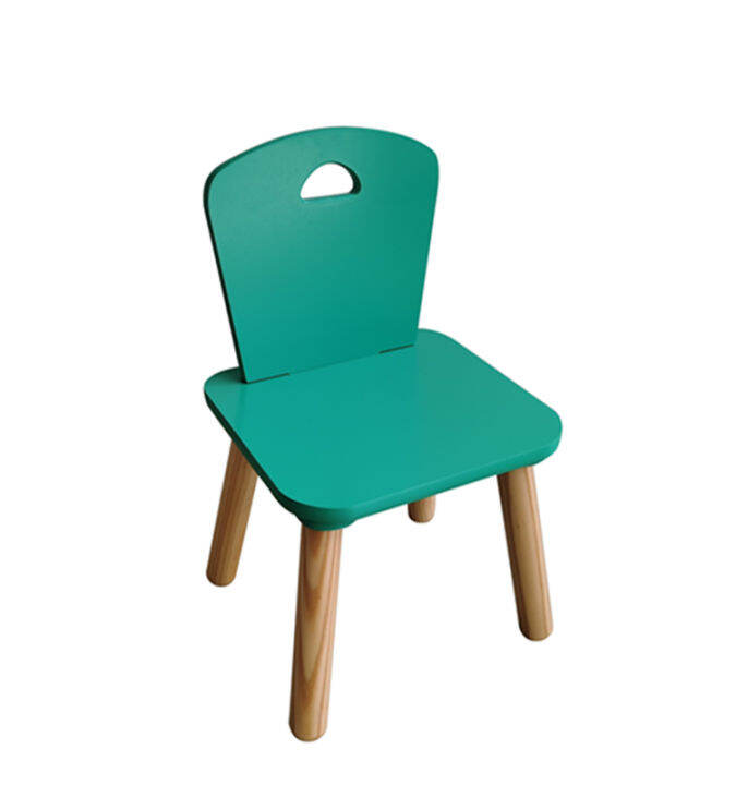 Green Home Solid Wood Chair Baby Stool Children's Shoe Changing Stool