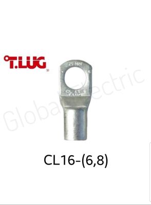 หางปลาทองแดงรุ่นหนา ทรงยุโรป Cable Lugs CL Type รุ่น CL16-(6,8) T Lug