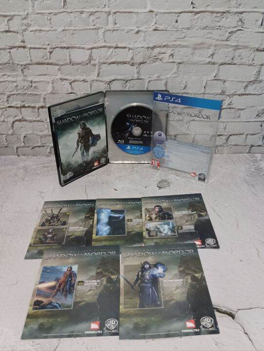 แผ่นเกมส์ps4-middle-eart-shadow-of-mordor-กล่องเหล็ก-มือสอง