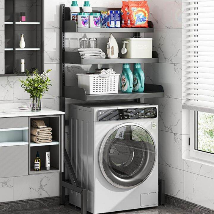Bathroom Over Washing Machine Storage Rack Organizer Bathroom 3 Tiers