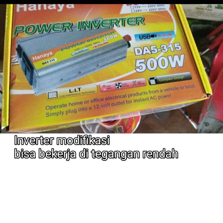 Inverter Modifikasi Bisa Bekerja Di Tegangan Rendah. Cocok Sekali ...