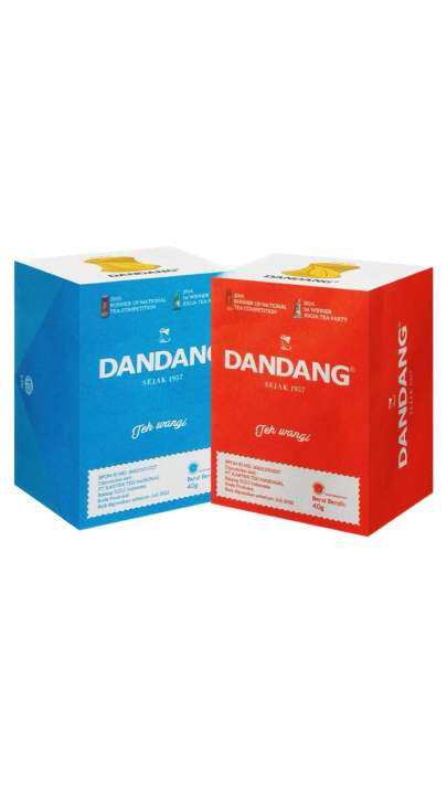 Teh Dandang Biru 40gr Teh Tubruk 5 Pcs Biru Merah Lazada Indonesia