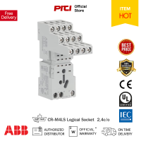 ABB ซ็อตเก็ตรีเลย์ รุ่น CR-M4LS Logical Socket สำหรับรีเลย์ 2 และ 4 คอนแทค