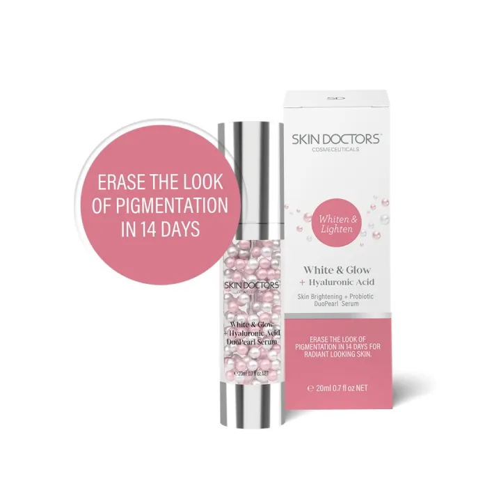 Skin Doctors White & Glow Pigmentation Eraser DuoPearl Serum 20ml Lazada