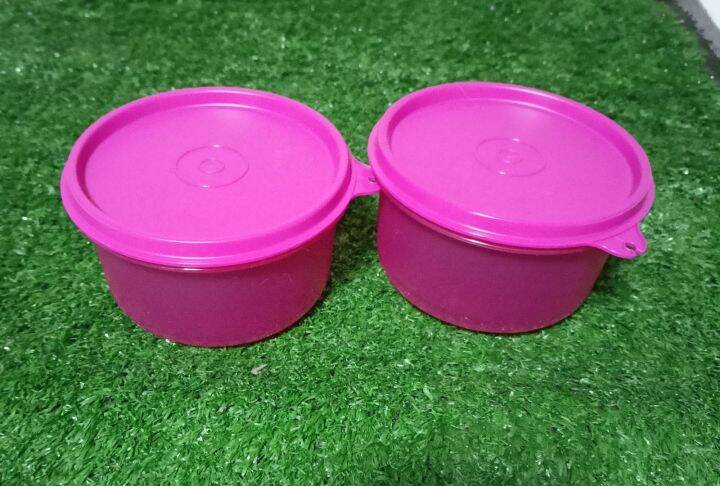 tupperware-round-keeper-380ml-pink-2ใบ