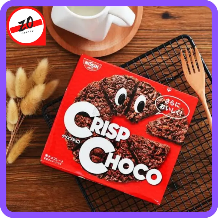 NISSIN Crisp Choco ซีเรียลเคลือบช็อคโกแลต 8ชิ้น 80g | Lazada.co.th