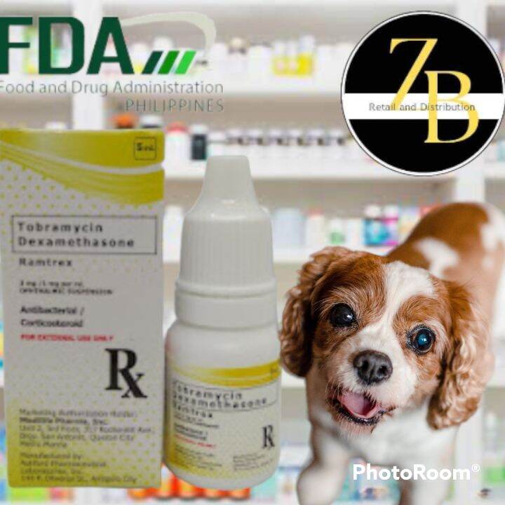 Ramtrex Tobramycin eye drops for pets. Lazada PH