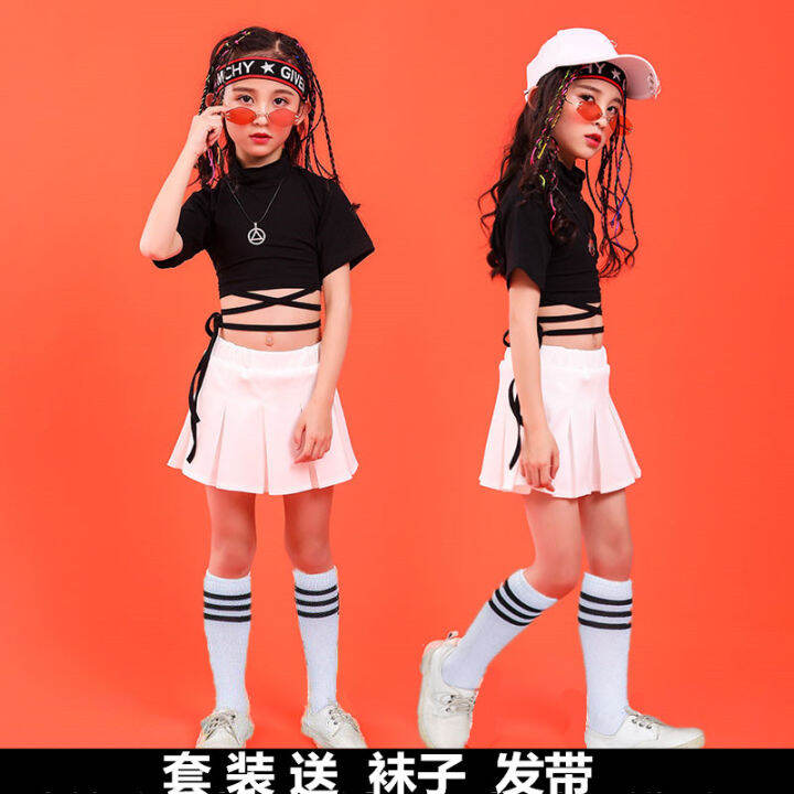 Hip Hop Clothes Girls' Korean Style Domineering Girl Student Hiphop