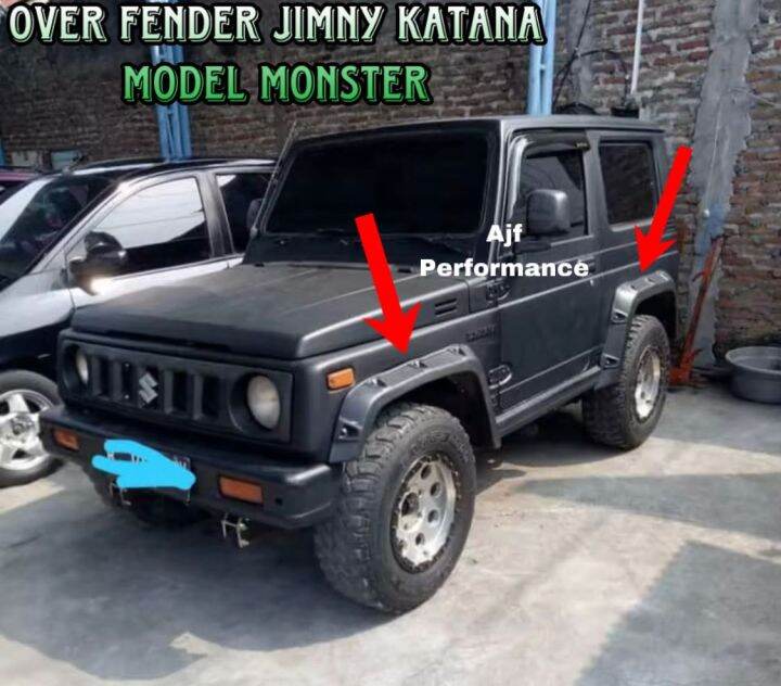 OVER FENDER KATANA MODEL MONSTER 1SET ISI 4BIJI Lazada Indonesia
