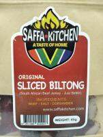 SAFFA KITCHEN Beef Biltong, sliced. Original recipe 55g, 250g, 500g, 1,000g