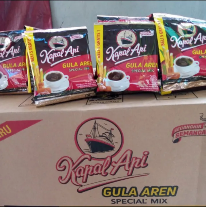 KOPI KAPAL API GULA AREN 1 DOS | Lazada Indonesia