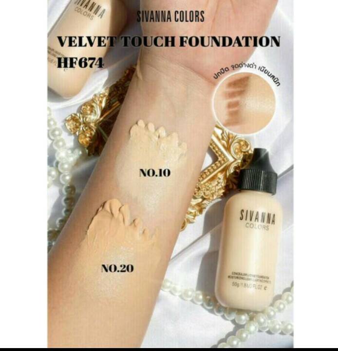 รองพื้นสิวันนา-ขวดนม-1ขวด-50g-sivana-color-concealer-liquid-foundation-รองพื้นเนื้อบางเบาดูจใยไหม-ปกปิดได้เนียนเรียบ-เรียนสนิท-ปรับสีผิวให้กระจ่างใส-ควบคุมความมัน-ผิวหน้าเนียนกระจ่างใสทันทีที่ทา-หน้าผ