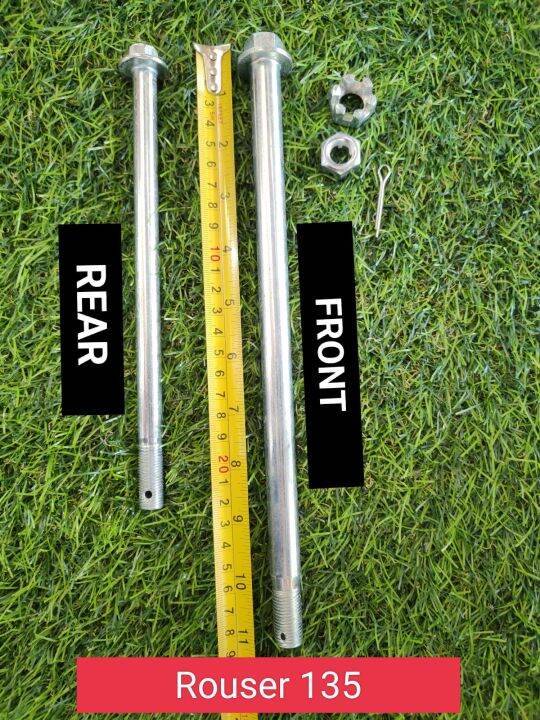 Axel for Rouser 135 front and rear, Rusi125, Swing Arm shaft wind125