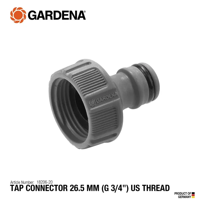 GARDENA hose fittings threaded tap connector 26,5 mm ( G 3/4