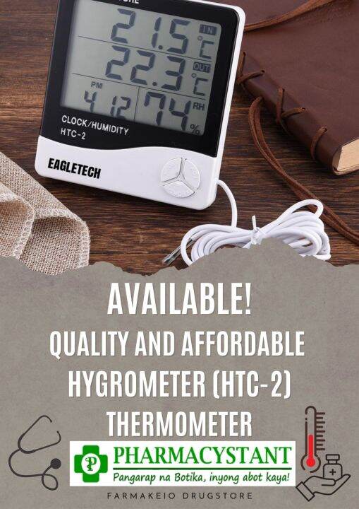 Thermometer Hygrometer HTC2 with CALIBRATION CERTIFICATE Lazada PH