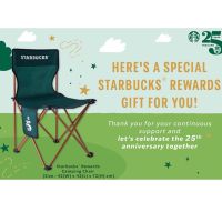 ⭐️Starbucks Rewards 2023⭐️Starbucks New Year Gift⭐️Camping Chairs⭐สตาร์ยัคส์ เก้าอี้สนาม เก้าอี้แคมป์ปิ้ง