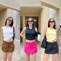 Ppickme•V2303 New in ?? midi skort  มาแล้วค่าาาา กระโปรงกางเกงรุ่นใหม่ของทางร้าน  ตัวนี้คือตัวมัมสุดๆ ผ้าดีตาแตกกก