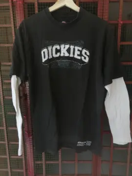 Dickies Men's Short Sleeve Tri-Color Logo Graphic T-Shirt - Dark Navy Size M (WS22A)