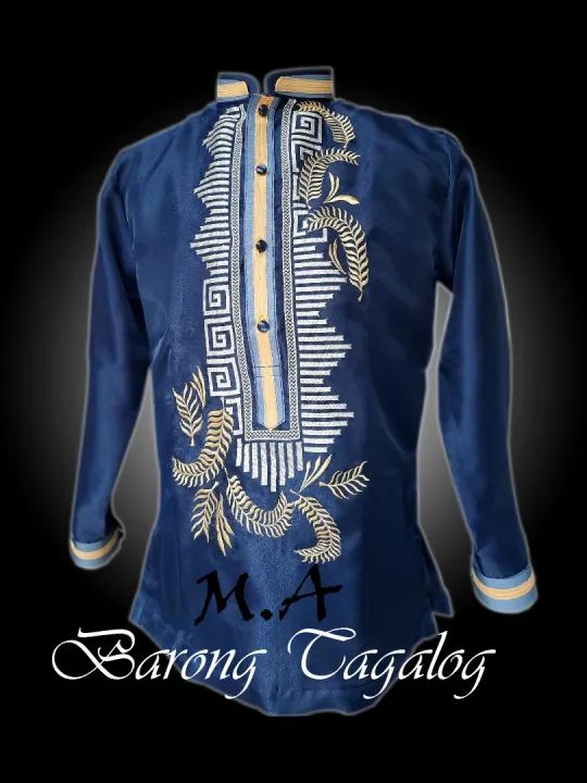 barong tagalog double collar chinese collar Lazada PH