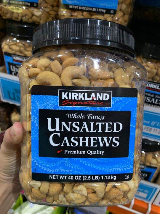 Kirkland Unsalted Cashew 1.13kg Lazada PH